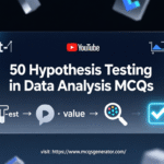 50 Hypothesis Testing in Data Analysis – MCQs