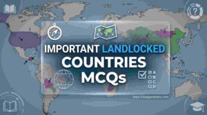 Important LandLocked Countries MCQS