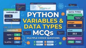 python variables & datatypes MCQs