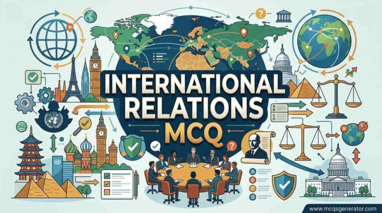 International Relations & Global Politics MCQs: Practice Quiz for Test Prep