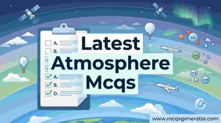 World Geography Notes: Solved Atmosphere MCQs with Maps and Explanations