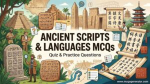 Ancient Scripts and Languages MCQs