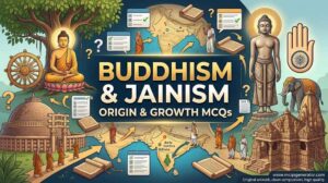 Buddhism and Jainism – Origin and Growth MCQs