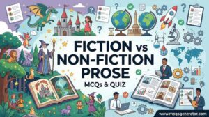 Fiction vs Non-Fiction Prose MCQs
