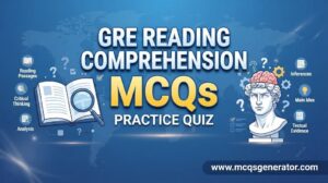 GRE Reading Comprehension MCQs