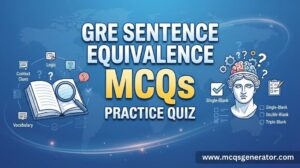 GRE Sentence Equivalence Practice MCQs