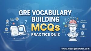 GRE Vocabulary Building MCQs