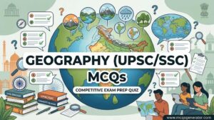 Geography UPSC/SSC Exams MCQs