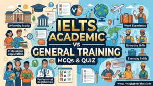 IELTS Academic vs IELTS General Training MCQs