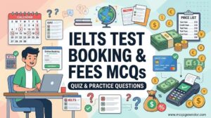 IELTS Test Booking and Fees MCQs