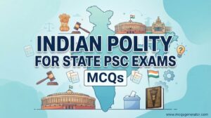 Indian Polity for State PSC Exams MCQs