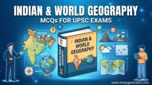 Indian and World Geography MCQs for UPSC Exams