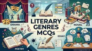 Literary Genres (Drama, Novel, Poetry, Essay) MCQs