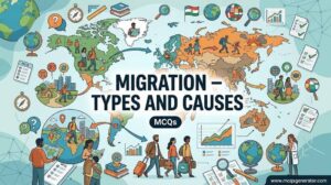 Migration – Types and Causes MCQs