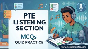 PTE Listening Section – MCQs