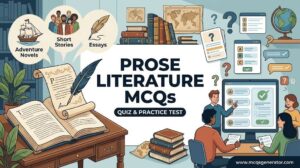 Prose MCQs for Literature Exams