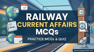 Railway Current Affairs MCQs