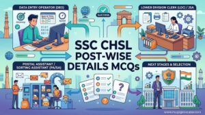SSC CHSL Post-Wise Details MCQs
