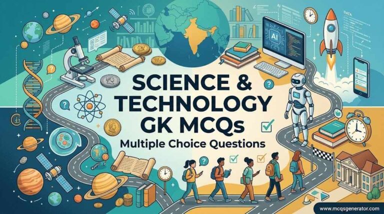 Science and Technology GK for Competitive Exams MCQs