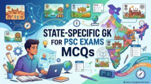State-Specific GK for PSC Exams MCQs