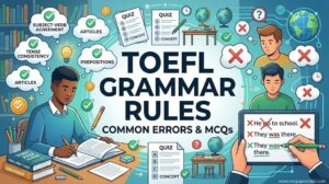 TOEFL Grammar Rules and Common Errors MCQs