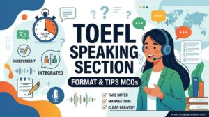 TOEFL Speaking Section – Format and Tips MCQs