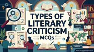 Types of Literary Criticism MCQs