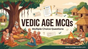 Vedic Age – Early and Later Vedic Period MCQs
