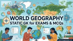 World Geography Static GK MCQs for Competitive Exams